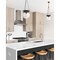 Z-Lite Calhoun Pendant, 1-Light, 13 In.W x 14.75 In.H, Matte black/Clear seedy 7506P13-MB - alternate 5